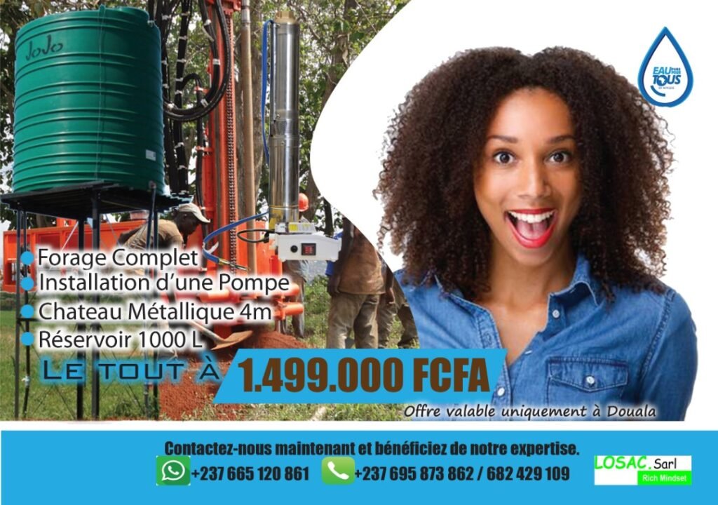 pack complet de réalisation de forage