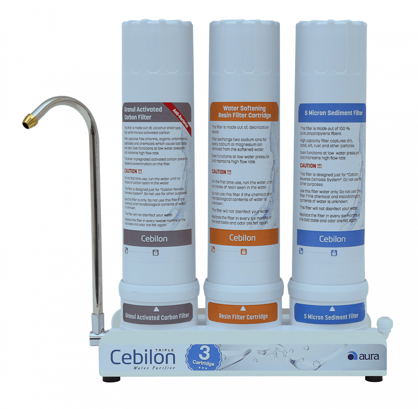 purificateur d'eau triple action 01